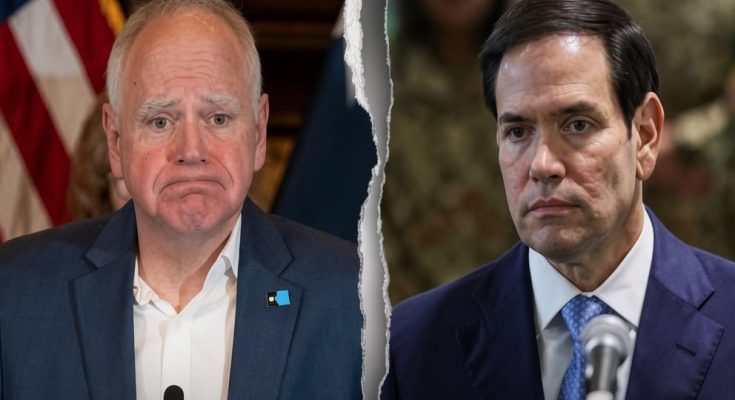 walz Pardoned a Child Sex Offender to Stop His Deportation, But Marco Rubio Deported Him