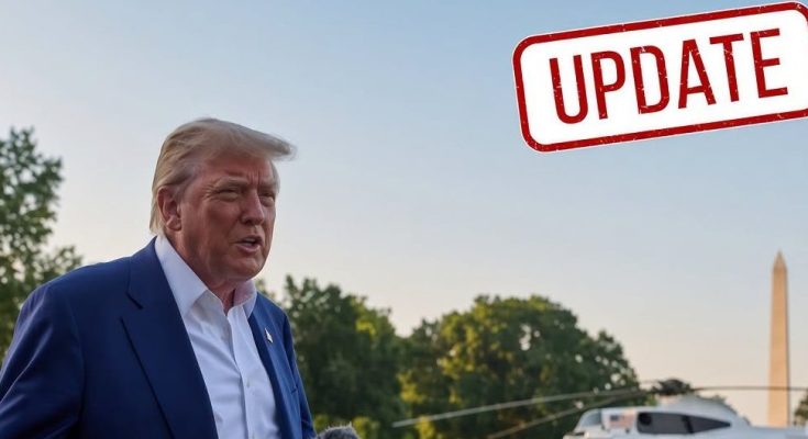 trump speaking outdoors Washington