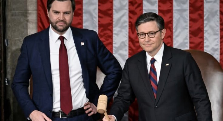 two officials with gavel