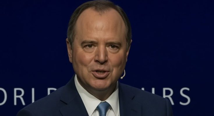 man speaking at podium