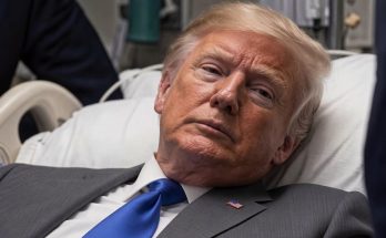 man in hospital bed