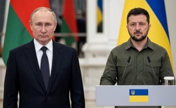 putin and Zelenskyy side by side