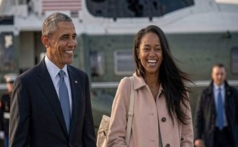 barack Obama Malia smiling