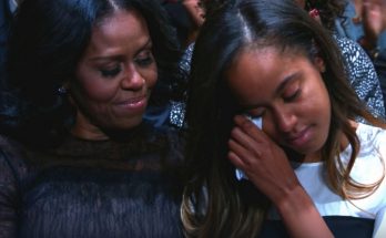emotional mother daughter moment
