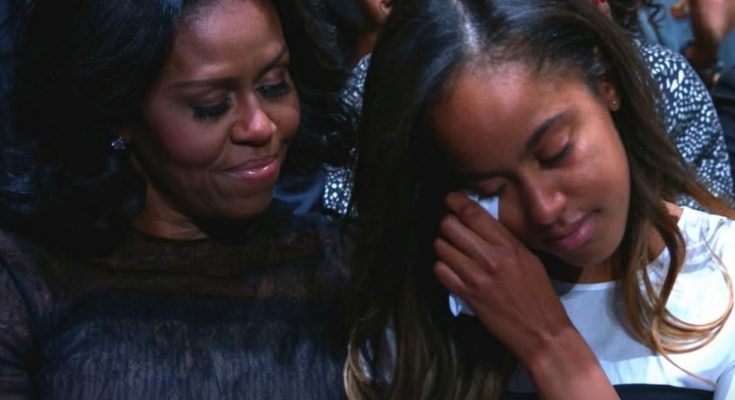 emotional mother daughter moment