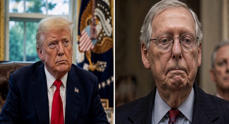 trump and McConnell split
