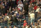Protester Punched at Trump Rally in Ohio as President Mocks Her and Claims She Was Paid to Disrupt Event…